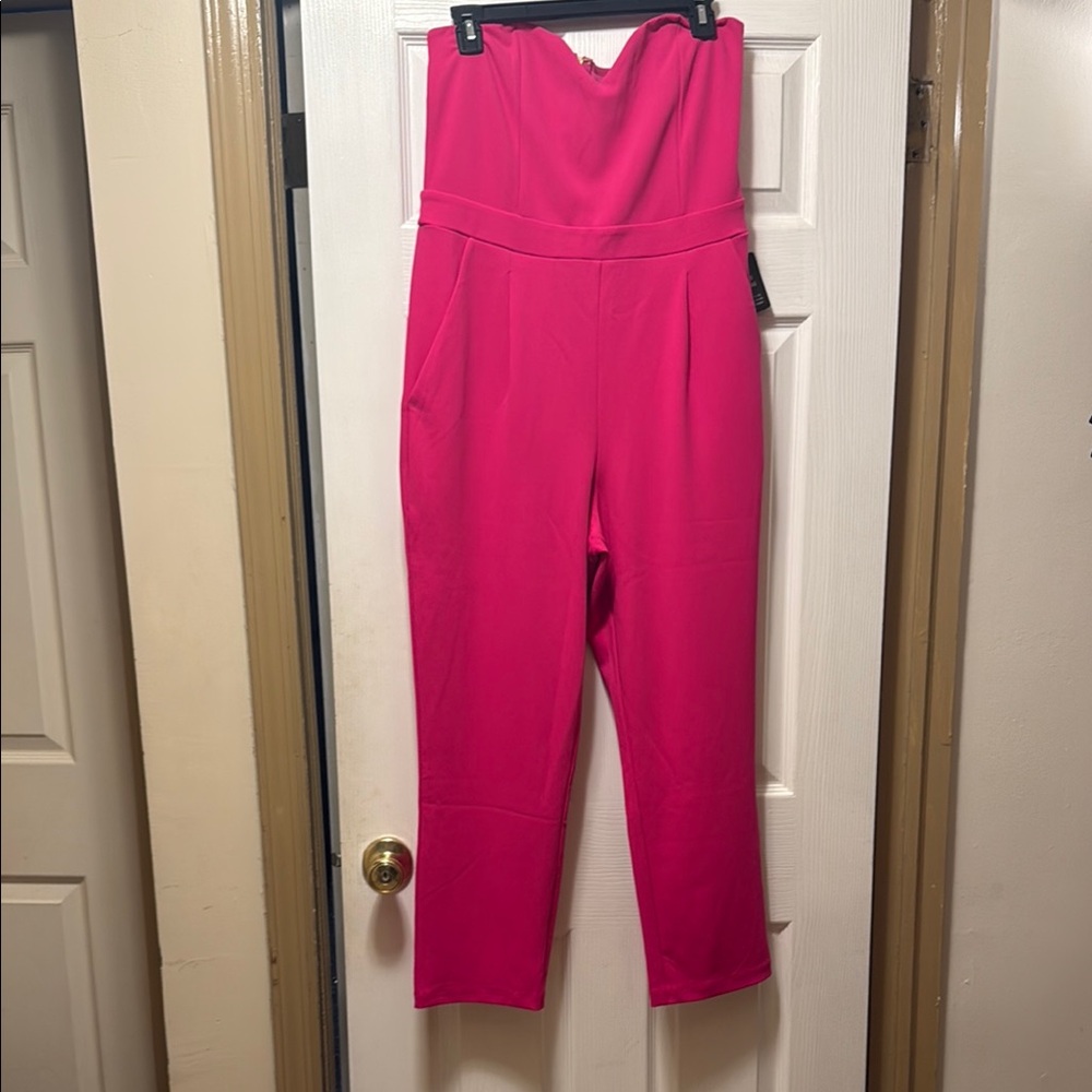 Express Pink Jumpsuit Contemporary Style